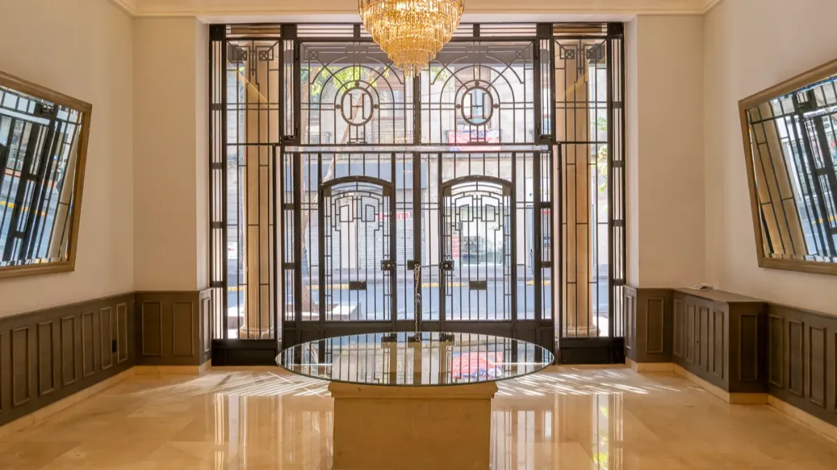 Lobby del Hotel Bellas Artes